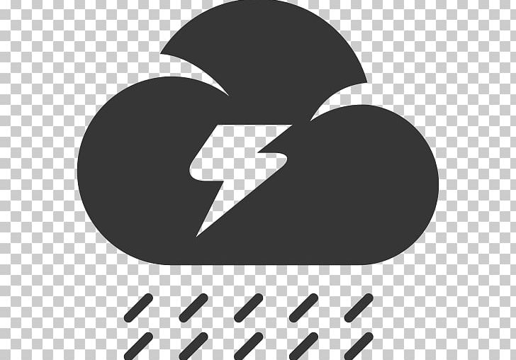 Cloud Thunderstorm Lightning Computer Icons Rain PNG, Clipart, Black And White, Brand, Cloud, Computer Icons, Glyph Free PNG Download