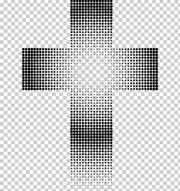 Halftone Christian Cross PNG, Clipart, Black And White, Brand, Christian Cross, Clip Art, Computer Icons Free PNG Download