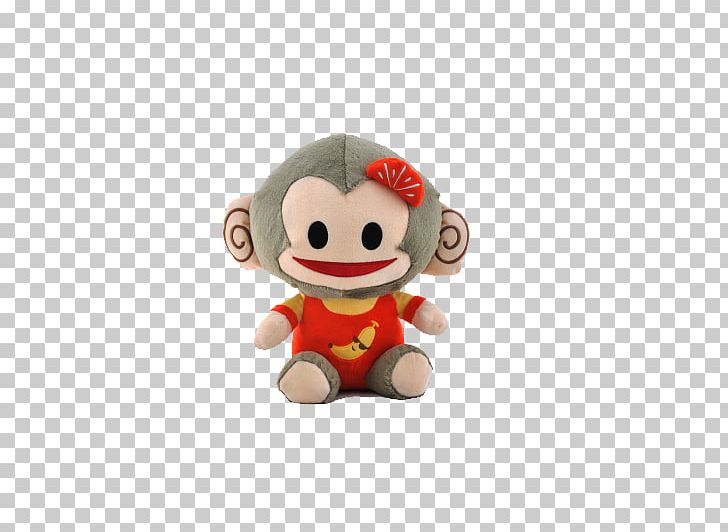 Monkey Macaque Stuffed Toy PNG, Clipart, Animals, Animation, Designer, Doll, Download Free PNG Download