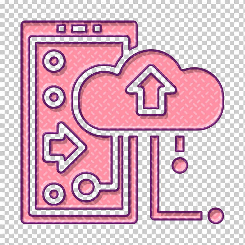 Cloud Storage Icon Mobile Interface Icon Ui Icon PNG, Clipart, Cloud Storage Icon, Line, Mobile Interface Icon, Pink, Text Free PNG Download