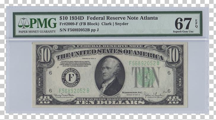 United States Ten-dollar Bill Series Of 1928 Federal Reserve Note United States Dollar PNG, Clipart, Auction, Cash, Silver Certificate, Small, United States Dollar Free PNG Download