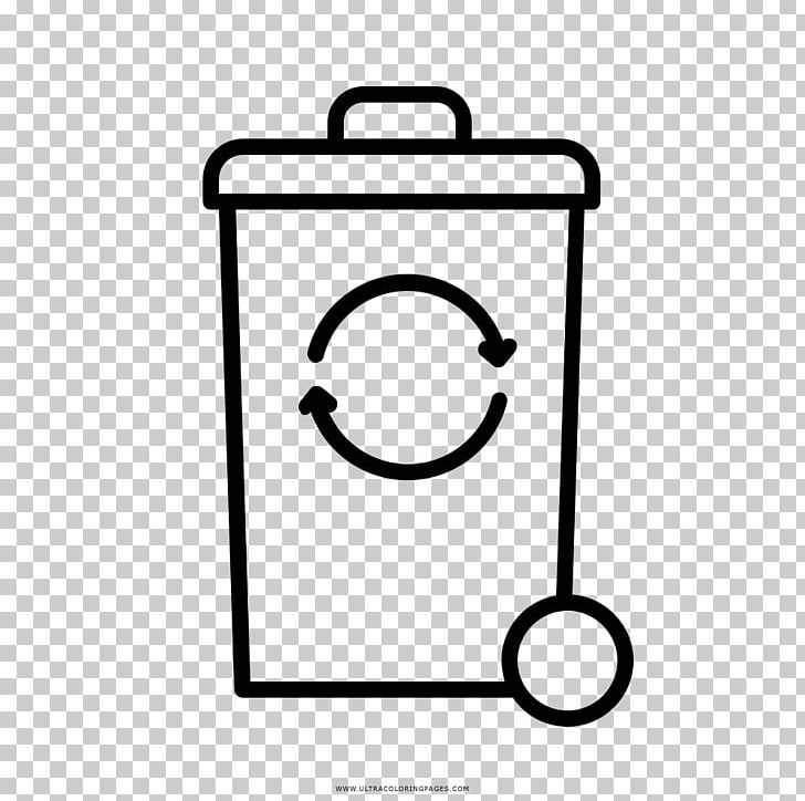 Drawing Rubbish Bins & Waste Paper Baskets Recycling PNG, Clipart, Area, Autocad, Black And White, Coloring Book, Drawing Free PNG Download