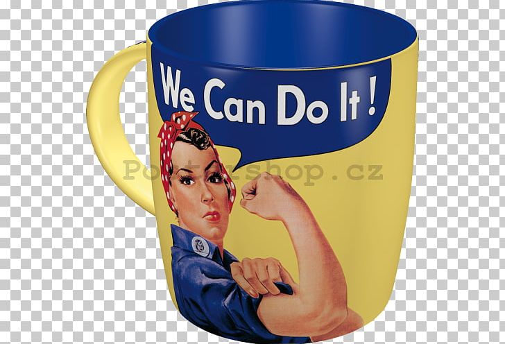 We Can Do It! Second World War Rosie The Riveter Mug PNG, Clipart, Advertising, Ceramic, Coffee Cup, Cup, Drinkware Free PNG Download