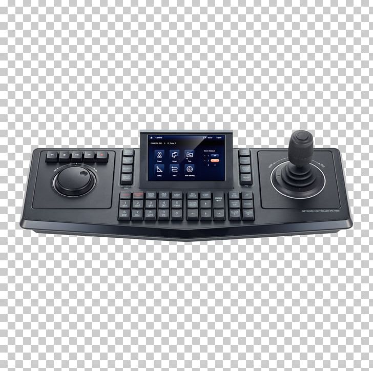 Computer Keyboard Joystick Pan–tilt–zoom Camera Digital Video Recorders Controller PNG, Clipart, Audio Receiver, Electronic Device, Electronic Instrument, Electronics, Game Controllers Free PNG Download