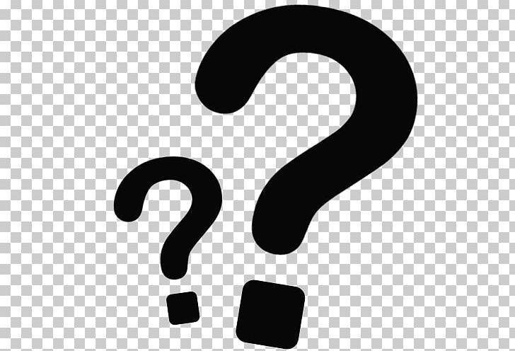 question marks clipart black and white