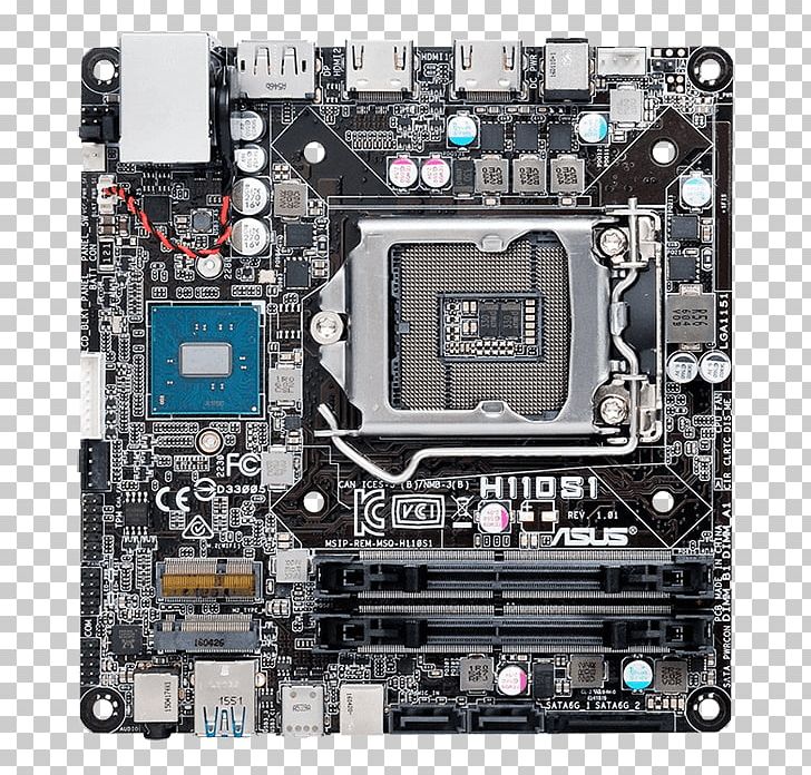 LGA 1151 Mini-STX ASUS H110S2/CSM PNG, Clipart, Asus, Chipset, Computer Component, Computer Hardware, Cpu Free PNG Download