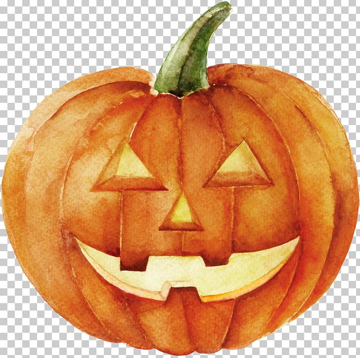 Jack-o'-lantern Jack Skellington Pumpkin Watercolor Painting Halloween PNG, Clipart, Halloween Pumpkin, Jack Skellington, Watercolor Painting Free PNG Download