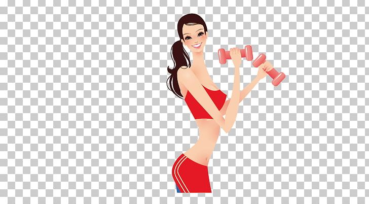 Physical Fitness Dumbbell Bodybuilding PNG, Clipart, Adobe Illustrator, Anime Girl, Arm, Baby Girl, Beauty Free PNG Download