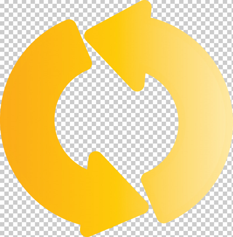 Reload Arrow PNG, Clipart, Circle, Logo, Reload Arrow, Symbol, Yellow Free PNG Download