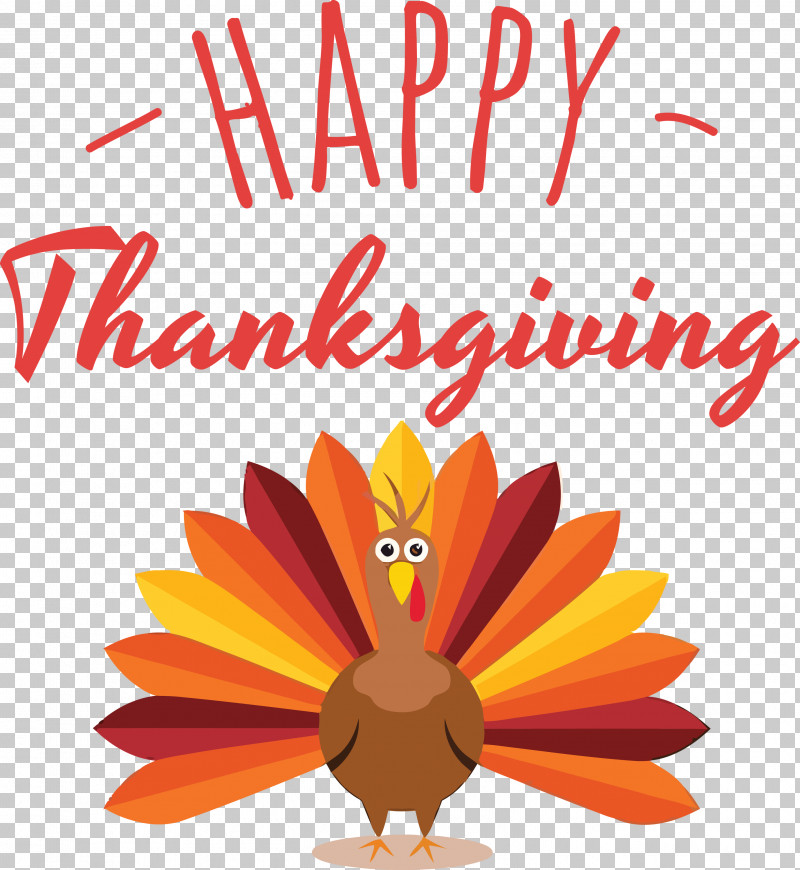 Happy Thanksgiving PNG, Clipart, Beak, Cartoon, Day, Flower, Geometry Free PNG Download