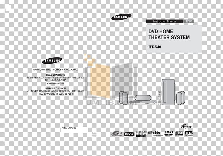 Samsung HT-TX35 Document Home Theater Systems Product Manuals PNG, Clipart, Angle, Brand, Cinema, Diagram, Document Free PNG Download