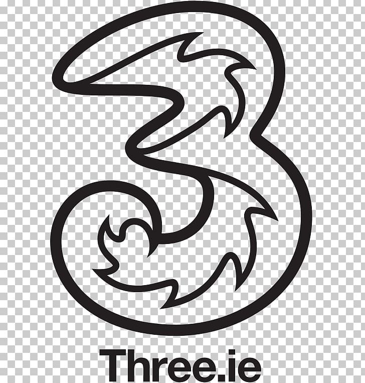 United Kingdom 0 Three Ireland Three UK IPhone PNG, Clipart, Area, Artwork, Black And White, Iphone, Line Free PNG Download