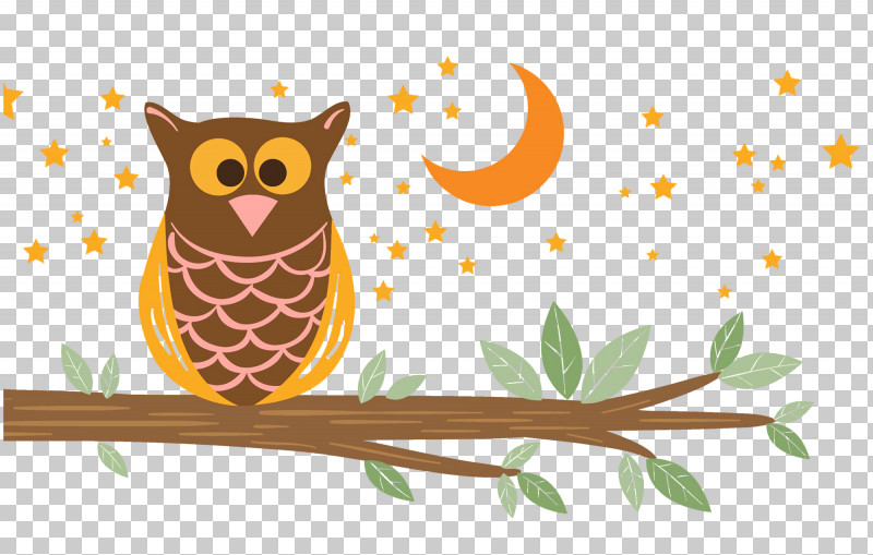 Owl Bird Branch Bird Of Prey Leaf PNG, Clipart, Bird, Bird Of Prey, Branch, Cartoon, Eastern Screech Owl Free PNG Download