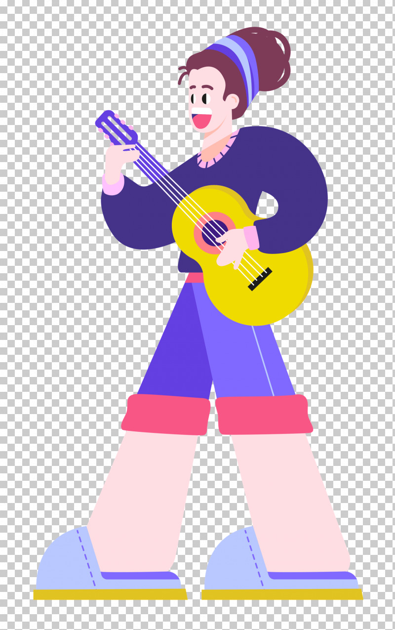 Playing The Guitar Music Guitar PNG, Clipart, Cartoon, Character, Costume, Geometry, Guitar Free PNG Download