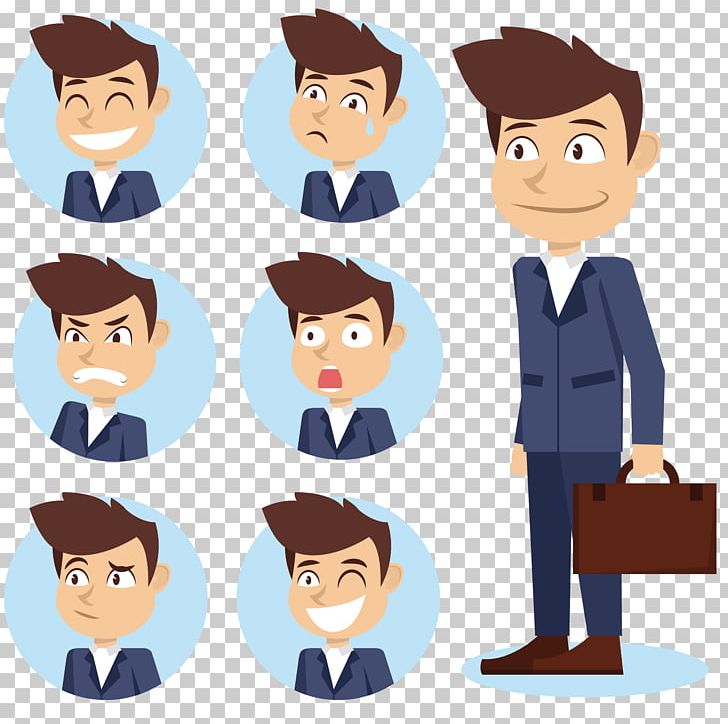 Character Cartoon Illustration PNG, Clipart, Angry, Be Surprised, Bow Tie, Briefcase, Businessman Free PNG Download