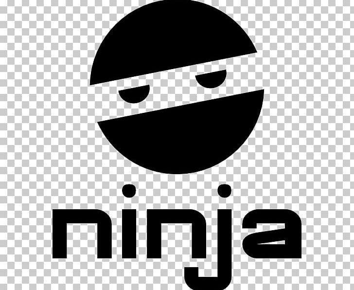 Logo Ninja Karai PNG, Clipart, Area, Black And White, Brand, Cartoon, Drawing Free PNG Download