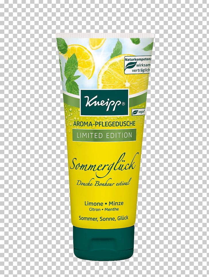 Sunscreen Kneipp Aroma-Pflegedusche Sommerglück Lotion Shower Gel Perfume PNG, Clipart, Aroma, Cosmetics, Cream, Gel, Glycol Distearate Free PNG Download