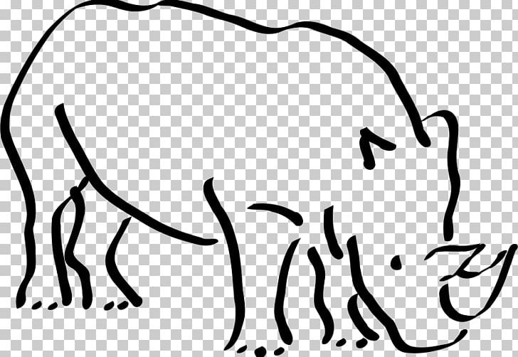 Black Rhinoceros White Rhinoceros PNG, Clipart, Area, Art, Bear, Black, Black And White Free PNG Download