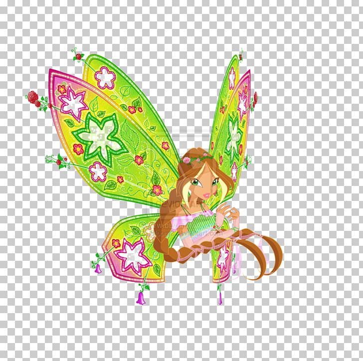 Flora Fairy Nature Winx Club PNG, Clipart, Art, Butterfly, Character, Fairy, Fan Art Free PNG Download