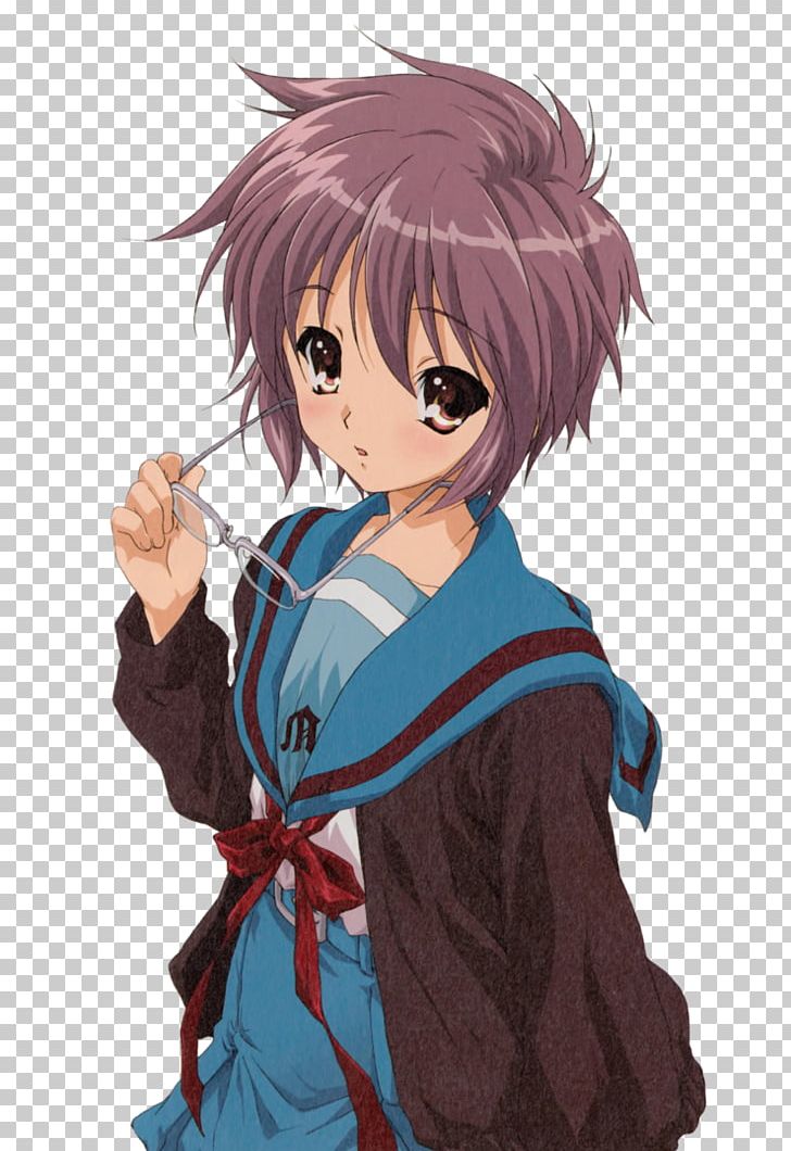 Yuki Nagato Pain Haruhi Suzumiya Desktop PNG, Clipart, Anime, Art, Black Hair, Brown Hair, Character Free PNG Download