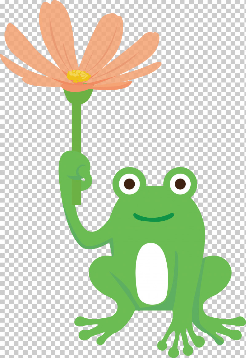 Tree Frog Frogs Leaf Plant Stem Cartoon PNG, Clipart, Animal Figurine, Cartoon, Frog, Frogs, Green Free PNG Download