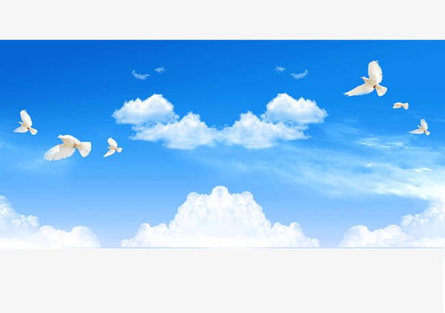 White Clouds PNG, Clipart, Blue, Blue Clipart, Blue Clipart, Blue Pigeon, Blue Sky Free PNG Download