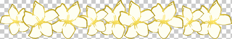 Flower Border Flower Background Floral Line PNG, Clipart, Floral Line, Flower Background, Flower Border, Yellow Free PNG Download