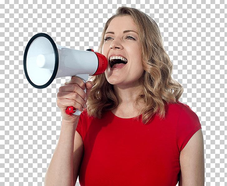 Megaphone Stock Photography Woman PNG, Clipart, Audio, Audio Equipment, Audio Signal, Communication, Happy Woman Free PNG Download