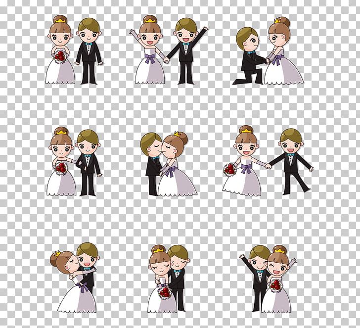 Wedding Invitation Cartoon PNG, Clipart, Bride, Bride And Groom, Bridegroom, Brides, Bride Vector Free PNG Download