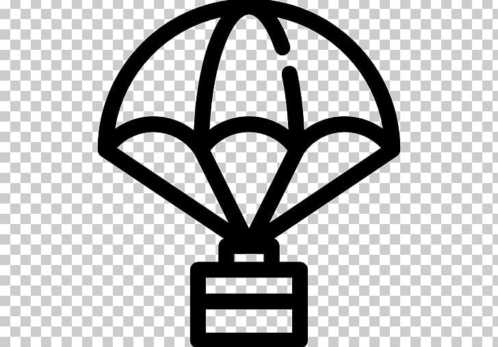 Computer Icons Parachute PNG, Clipart, Angle, Artwork, Black And White, Computer Icons, Drop Shipping Free PNG Download