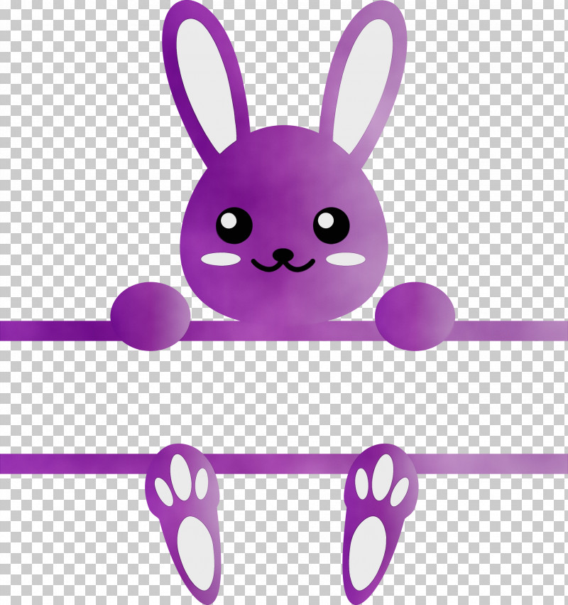 Easter Bunny PNG, Clipart, Bunny Frame, Cartoon, Easter Bunny, Easter Day, Lilac Free PNG Download