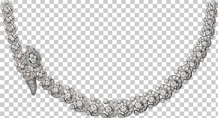 Necklace Cartier Diamond Emerald Jewellery PNG, Clipart, Bitxi, Black And White, Body Jewelry, Brilliant, Carat Free PNG Download