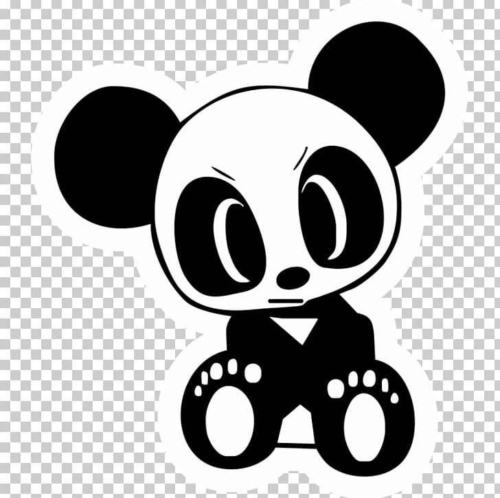 Car Giant Panda Japanese Domestic Market Sticker Decal PNG, Clipart, Adhesive, Artwork, Bear, Black, Black And White Free PNG Download