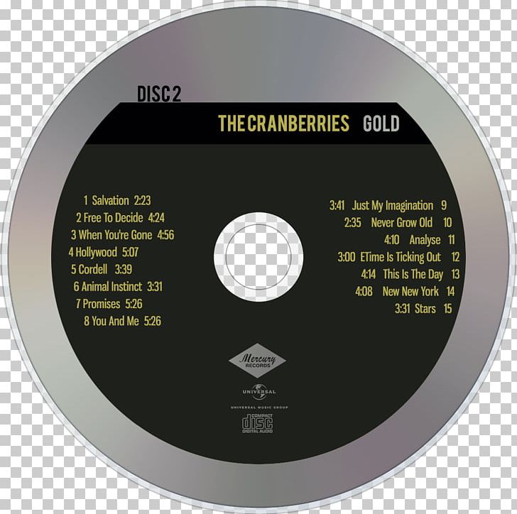 Compact Disc Gold The Cranberries Analyse Alternative Rock PNG, Clipart, Album, Alternative Rock, Analyse, Brand, Compact Disc Free PNG Download