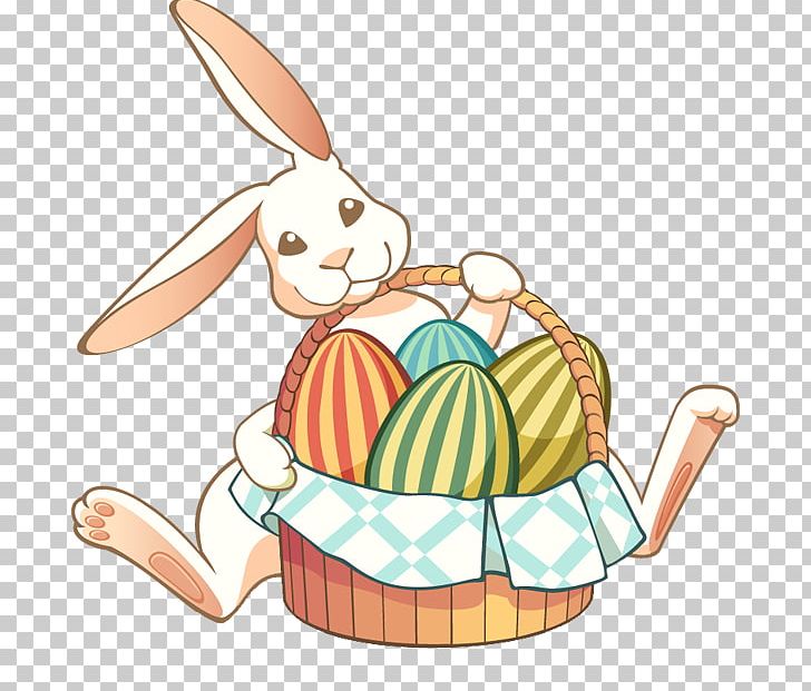 Easter Bunny Basket Rabbit PNG, Clipart, Artwork, Basket, Chocolate Bunny, Easter, Easter Basket Free PNG Download