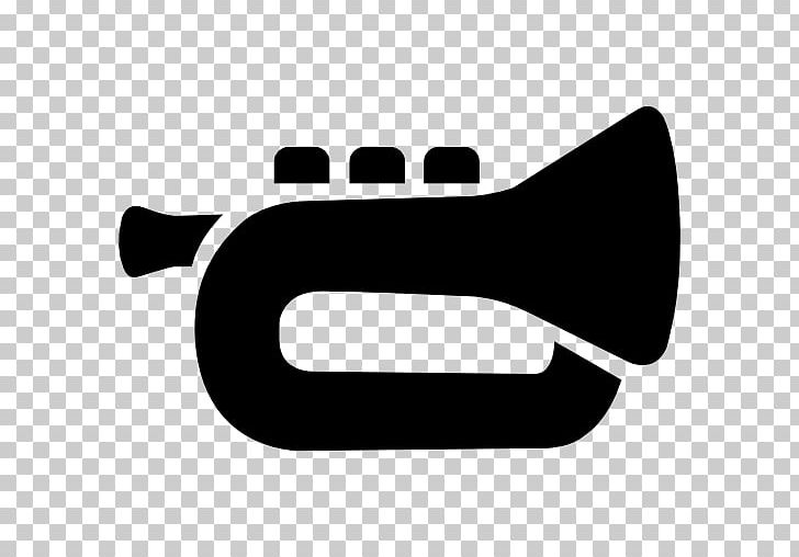 Trumpet Musical Instruments Computer Icons PNG, Clipart, Angle, Black, Black And White, Computer Icons, Download Free PNG Download