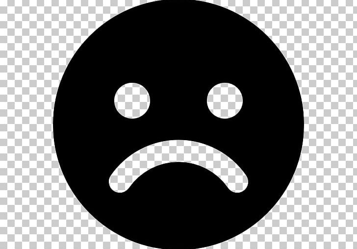 Emoticon Computer Icons Frown PNG, Clipart, Black, Black And White, Circle, Computer Icons, Download Free PNG Download