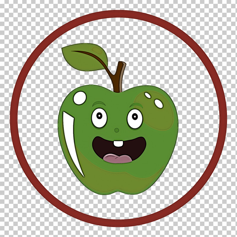 Green Apple Cartoon Fruit Leaf PNG, Clipart, Apple, Cartoon, Food, Fruit, Green Free PNG Download