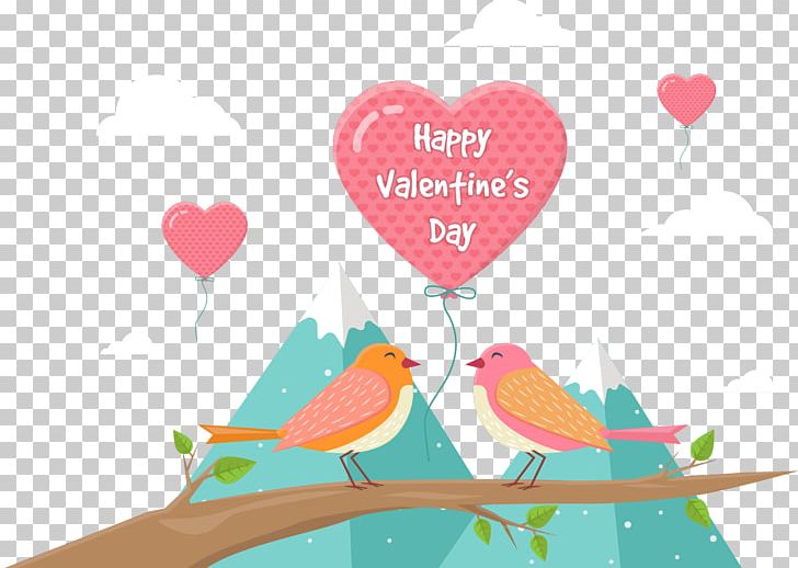 Bird Valentines Day PNG, Clipart, Adobe Illustrator, Animals, Bird, Bird Cage, Branches Free PNG Download