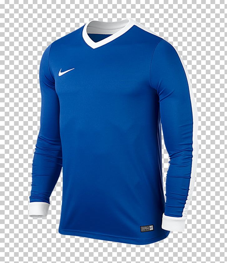 Long-sleeved T-shirt Jersey Long-sleeved T-shirt PNG, Clipart, Active Shirt, Blue, Clothing, Cobalt Blue, Dry Fit Free PNG Download