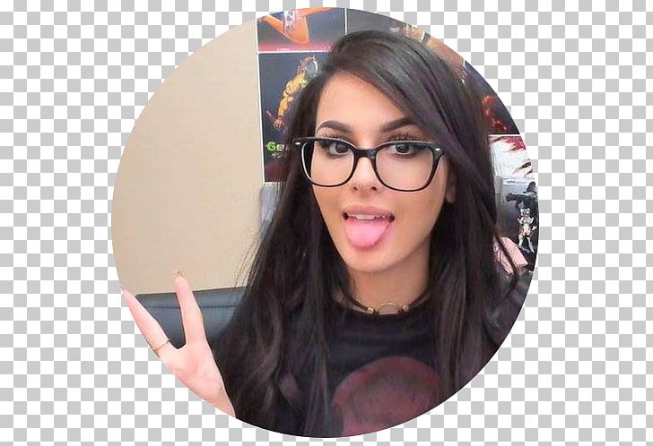 YouTuber SSSniperWolf Video Social Media PNG, Clipart, Black Hair, Brown Hair, Eyewear, Forehead, Gaming Free PNG Download