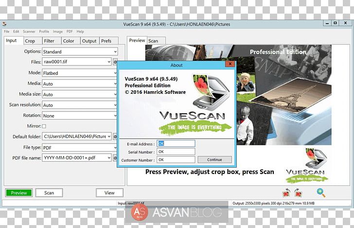 free vuescan software