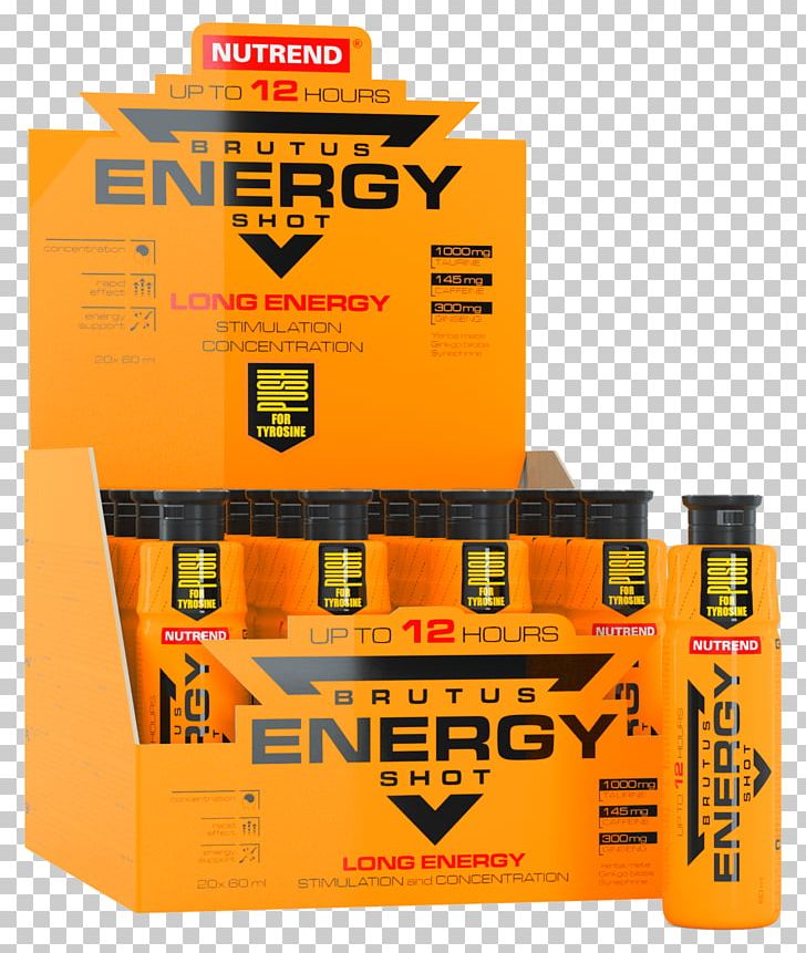 Energy Shot Isostar Nutrend D.S. Nutrition Caffeine PNG, Clipart, Brand, Brutus, Caffeine, Drink, Energy Free PNG Download