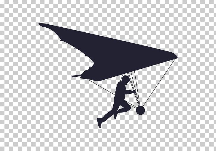 Flight Airplane Hang Gliding PNG, Clipart, Aircraft, Airplane, Air Sports, Angle, Black And White Free PNG Download