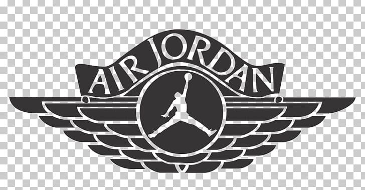 jordan black and white logo