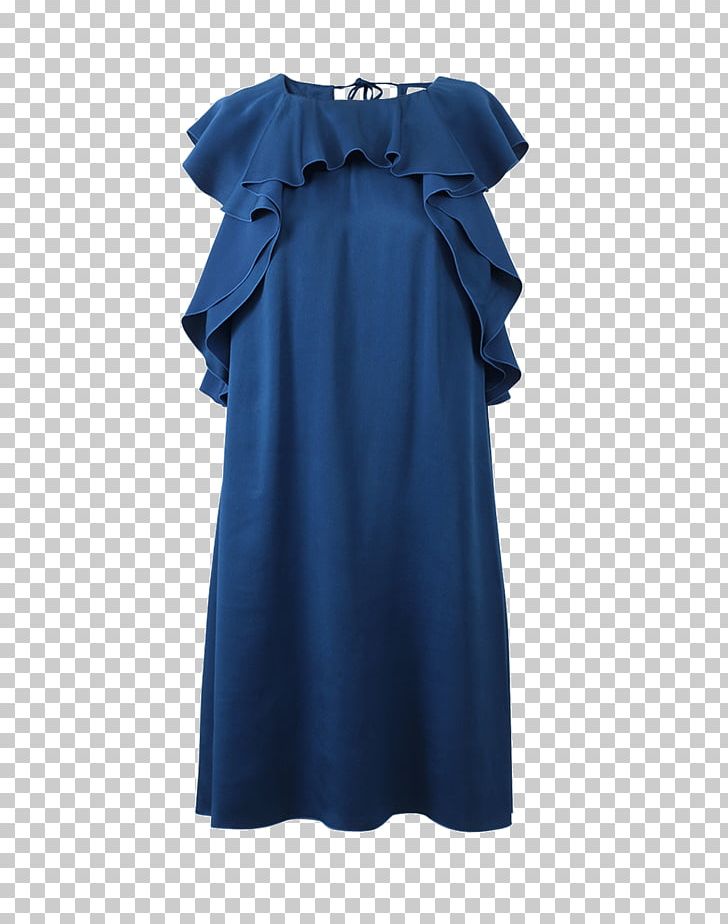 Cocktail Dress Top Ruffle Sleeve PNG, Clipart, Blue, Clothing, Cobalt Blue, Cocktail Dress, Color Free PNG Download