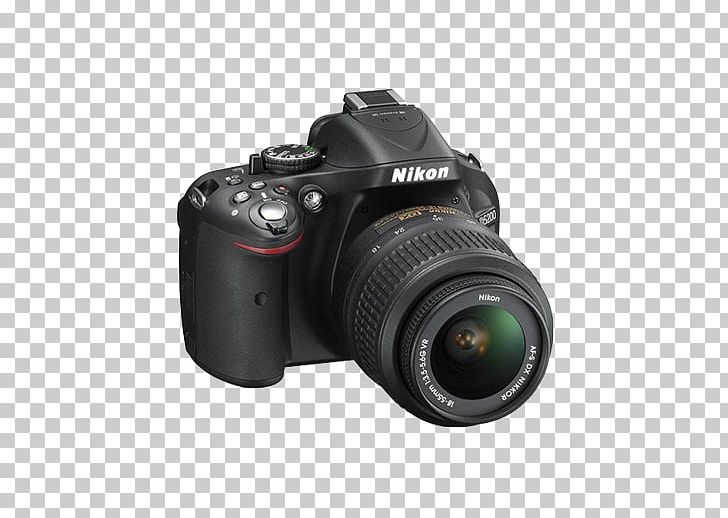Nikon D5200 Canon EF-S 18–55mm Lens AF-S DX Nikkor 18-105mm F/3.5-5.6G ED VR Digital SLR Camera PNG, Clipart, Active Pixel Sensor, Camera Lens, Digital Slr, Hardware, Kit Lens Free PNG Download