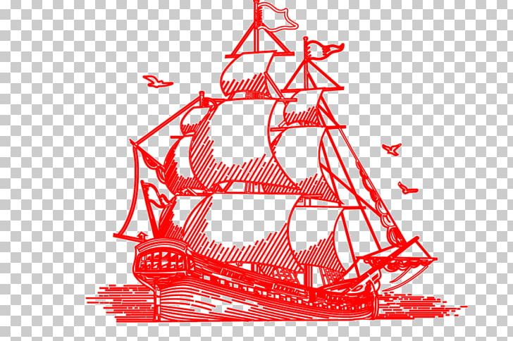 Sailing Ship Papercutting Chinese Paper Cutting PNG, Clipart, Big, Big Red, Black And White, Chinese, Chinese Lantern Free PNG Download