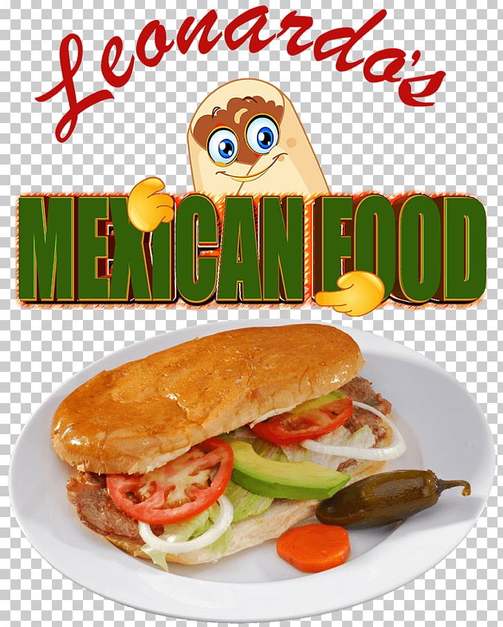 Mexican Cuisine Fast Food Take-out Breakfast Sandwich Leonardo's Mexican Food PNG, Clipart, American Food, Breakfast Sandwich, Cheeseburger, Cuisine, Delivery Free PNG Download