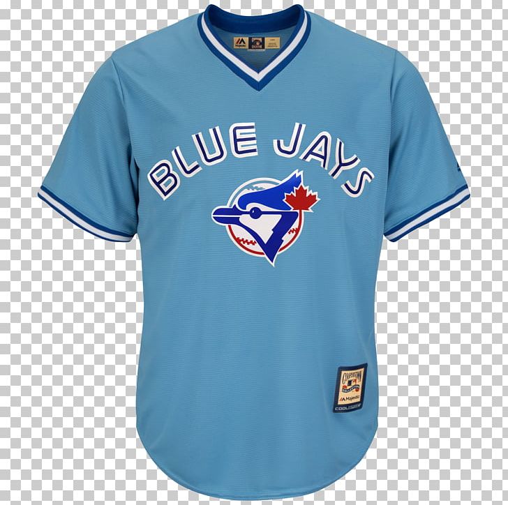 Toronto Blue Jays Kansas City Royals MLB Cooperstown Jersey PNG, Clipart, Active Shirt, Baseball Uniform, Blue, Cooperstown, Electric Blue Free PNG Download